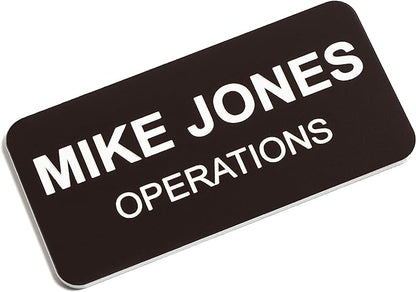 Custom Engraved Name Tag Badges – Personalized Identification by ProvidenceEngraving
