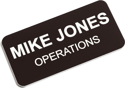 Custom Engraved Name Tag Badges – Personalized Identification by ProvidenceEngraving