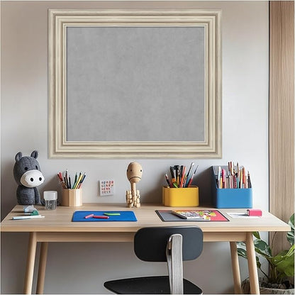 Amanti Art Silver Framed Magnetic Board 26x30 Medium Vision Board - Image 6