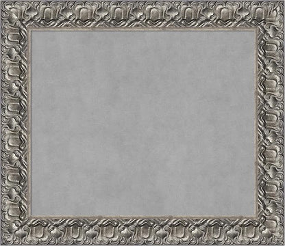 Amanti Art Silver Framed Magnetic Board 26x30 Medium Vision Board by AmantiArt