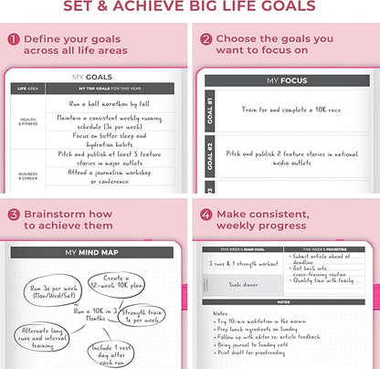 Clever Fox Planner Large – Undated Weekly & Monthly Planner - Image 8