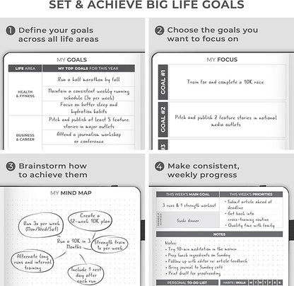 Clever Fox Dated Planner 2026-2027 – Weekly Life Planner Notebook - Image 8