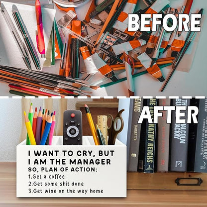 XPH Funny Pen Office Pencil Holder Organizer - Image 6