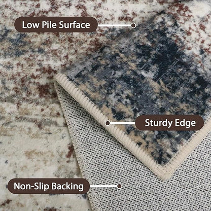 GENIMO 8x10 Area Rugs, Machine Washable Rugs - Image 5