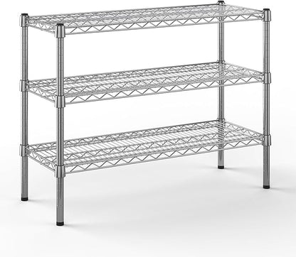 Regal Altair 14" Deep x 36" Wide x 27" Height Wire Shelving Kit | 3-Tier | NSF by Regal+Altair