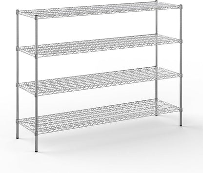 Regal Altair 21" Deep x 72" Wide x 54" Height Wire Shelving Kit | 4-Tier | NSF by Regal+Altair
