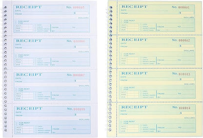 Single Book, Money Rent Receipt Book, 7.9x11.22 Inches, 2 Part Carbonless - Image 4
