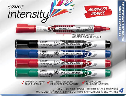 BIC Magic Marker Dry-Erase Markers, Pocket Style, Bullet Point by BIC