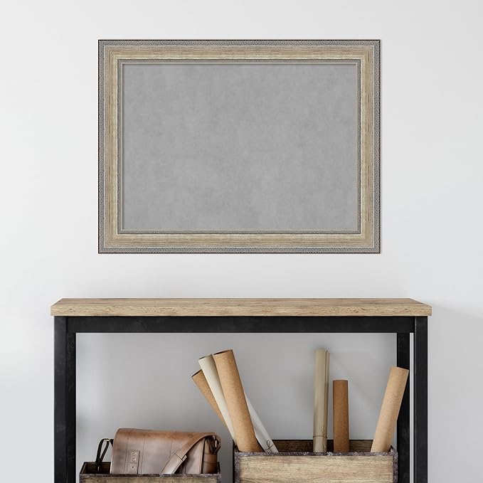 Amanti Art Silver Framed Magnetic Board 25x33 Medium Vision Board - Image 6