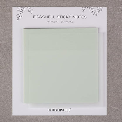 DiverseBee 50 Sheets Pastel Transparent Sticky Notes, 3x3” Clear Sticky Tabs - Image 8