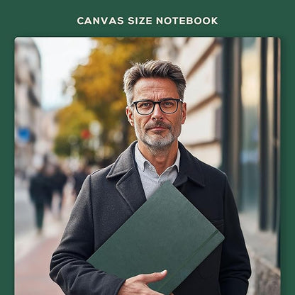 Beechmore Books A3 Sketchbook – 11.7x16.5 Premium Vegan Leather Bound Large - Image 7