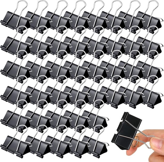 Yexiya 300 Pcs Large Binder Clips Bulk Big Paper Clamps Office Supplies Paper by Yexiya