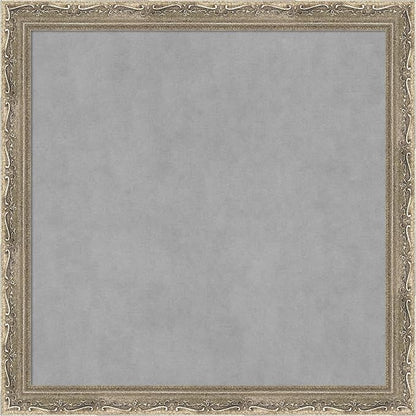 Amanti Art Silver Framed Magnetic Board 14x14 X-Small Vision Board by AmantiArt