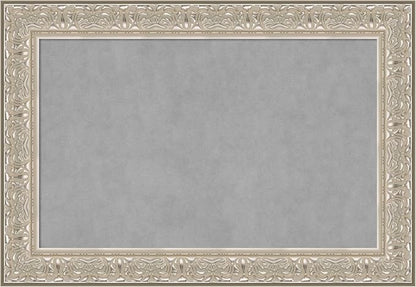 Amanti Art Silver Framed Magnetic Board 27x39 Large Vision Board by AmantiArt