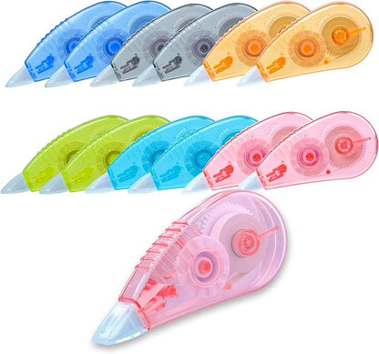 Jovanssen White Correction Tape, 12 Pack, 13.13 Feet Correction Tape by Jovanssen
