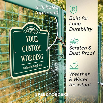 Custom Decorative Outdoor Metal Signs - Image 6