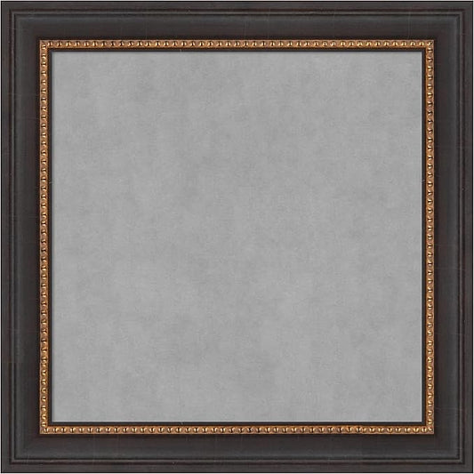 Amanti Art Black Framed Magnetic Board 15x15 X-Small Vision Board by AmantiArt