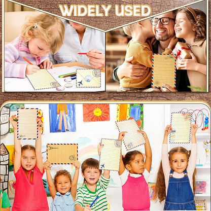 TaoBary 160 Pcs Stationery Paper Set 50 Double Sided Stationery Papers - Image 7
