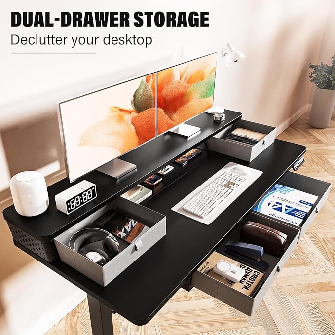 Kingant 55 x 24 Inch Electric Standing Desk - Image 4