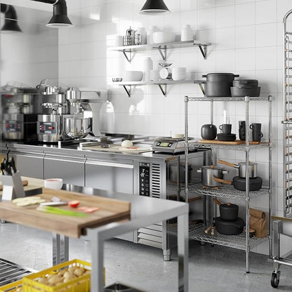 Regal Altair 18" Deep x 24" Wide x 54" Height Wire Shelving Kit | 4-Tier | NSF - Image 5