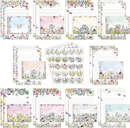 TaoBary 160 Pcs Stationery Paper Set 50 Double Sided Stationery Papers by TaoBary