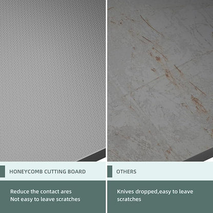 KORVOS 304 Stainless Steel Cutting Board, Large Size 23.62"x19.68" Heavy Duty - Image 4