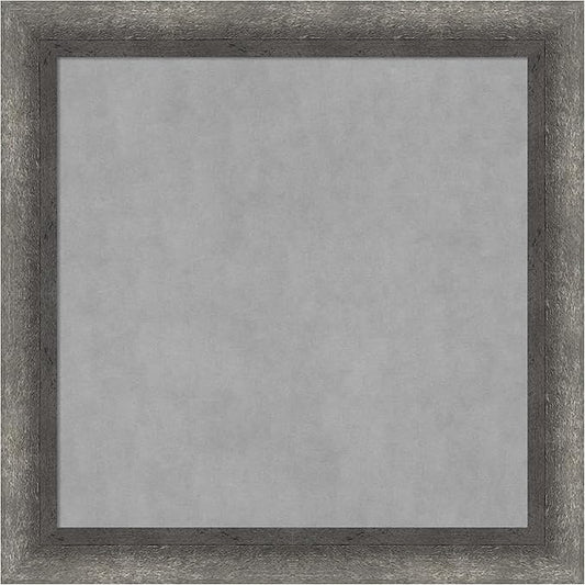 Amanti Art Grey Framed Magnetic Board 14x14 X-Small Vision Board by AmantiArt
