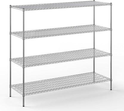 Regal Altair 24" Deep x 72" Wide x 64" Height Wire Shelving Kit | 4-Tier | NSF by Regal+Altair