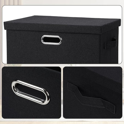Graciadeco Large 17" 36 Quart Collapsible Stackable Storage Bins - Image 6