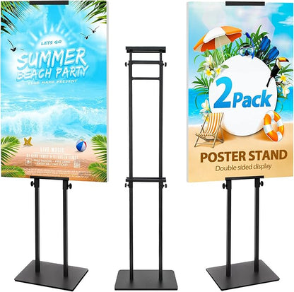 VAIIGO 2Pack Poster Stand for Display, Heavy Duty Floor Standing Sign Holder by VAIIGO