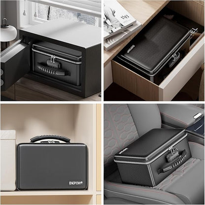 ENGPOW Fireproof Money Box, Small Hard Case Fireproof Box - Image 5