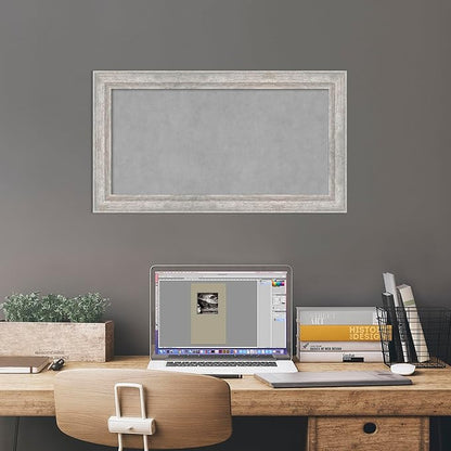 Amanti Art Silver Framed Magnetic Board 15x27 Small Vision Board - Image 6