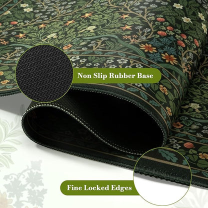 iCasso Big Mouse Pad, Desk Pad Mat, Full Desk Large Mousepad, Anti-Slip Smooth - Image 4