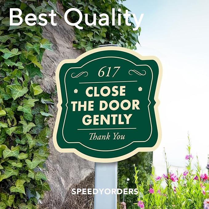 Custom Decorative Outdoor Metal Signs, Personalized Aluminum Driveway Signs - Image 8