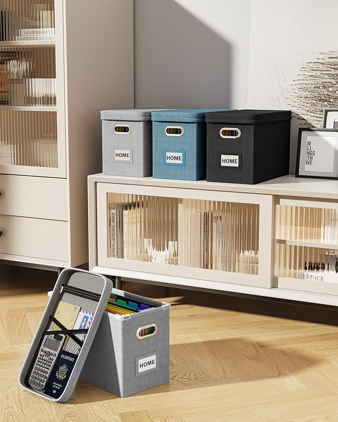 Oterri Hanging Filing File Box - Image 7