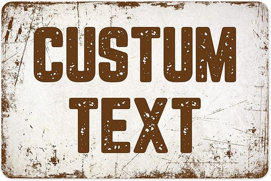 Custom Sign, Custom Street Sign, 11 Font Colors, 13 Font Styles, 4 Hole Options by MySignCenter