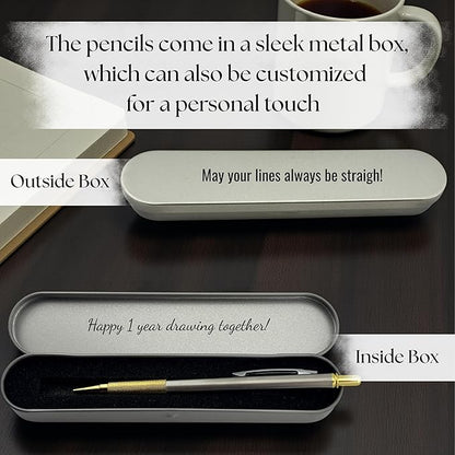 Custom Engraved Mechanical Pencil – Personalized 2.0mm Refillable Drafting - Image 5