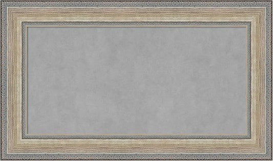 Amanti Art Silver Framed Magnetic Board 17x29 Small Vision Board by AmantiArt