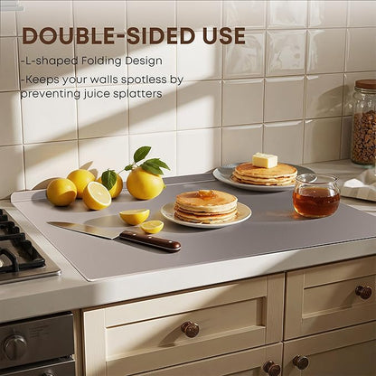 KORVOS Stainless Steel Cutting Board, 15.7"L x 11.8" W Heavy Duty Steel - Image 5