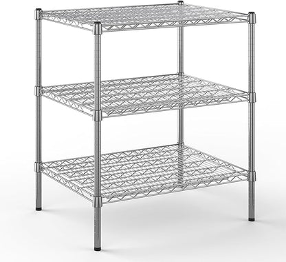 Regal Altair 24" Deep x 30" Wide x 34" Height Wire Shelving Kit | 3-Tier | NSF by Regal+Altair