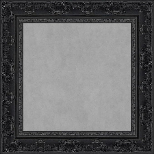 Amanti Art Black Framed Magnetic Board 16x16 X-Small Vision Board by AmantiArt