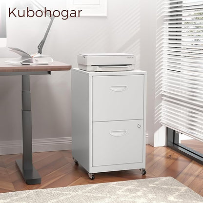 Kubohogar 2 Drawer Mobile File Cabinet - Image 2