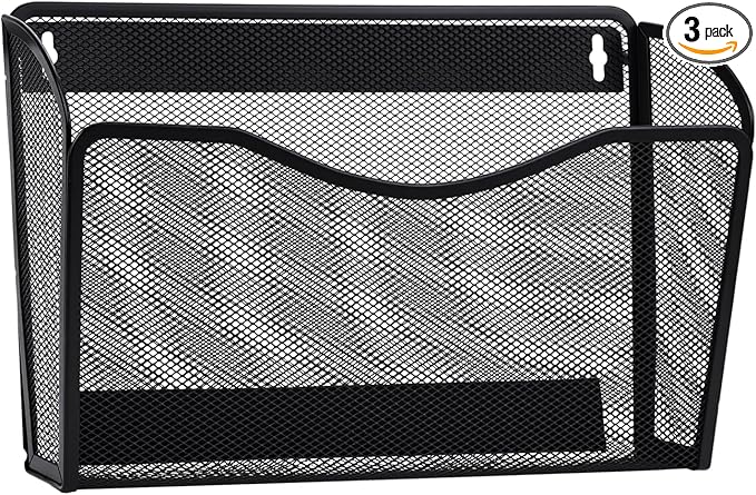 AGPTEK Magnetic File Holder, Hanging Wall Storage Rack by AGPTEK