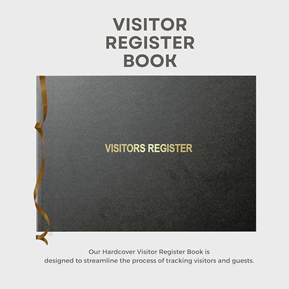 Officewerks Visitors Register & Guest Book, 120 Pages, 8 7/8" X 7", Durable - Image 2