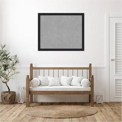 Amanti Art Black Framed Magnetic Board 36x44 X-Large Vision Board - Image 5