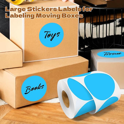 3 Inch Round Color Coding Labels - Image 5