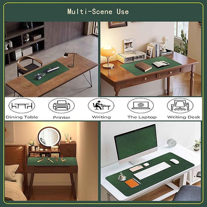 Huicon Faux Leather Desk Mat, 31.5"x15.7" Non-Slip PU Leather Desk Pad - Image 7