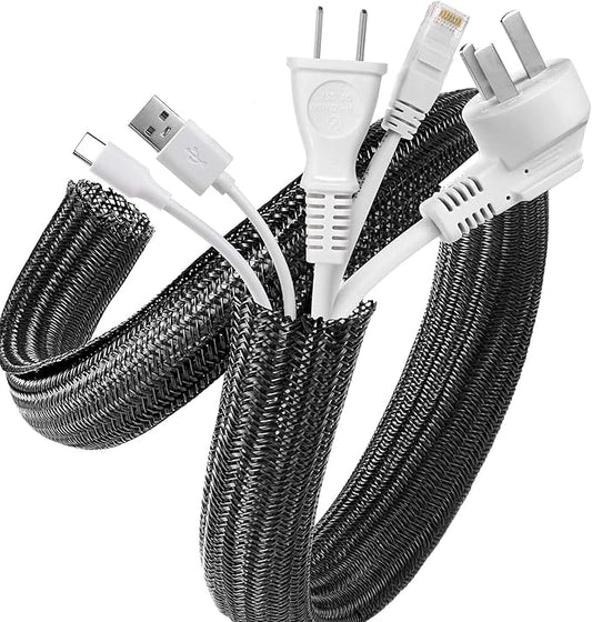 AGPTEK Cable Sleeve Cover, 10ft by AGPTEK