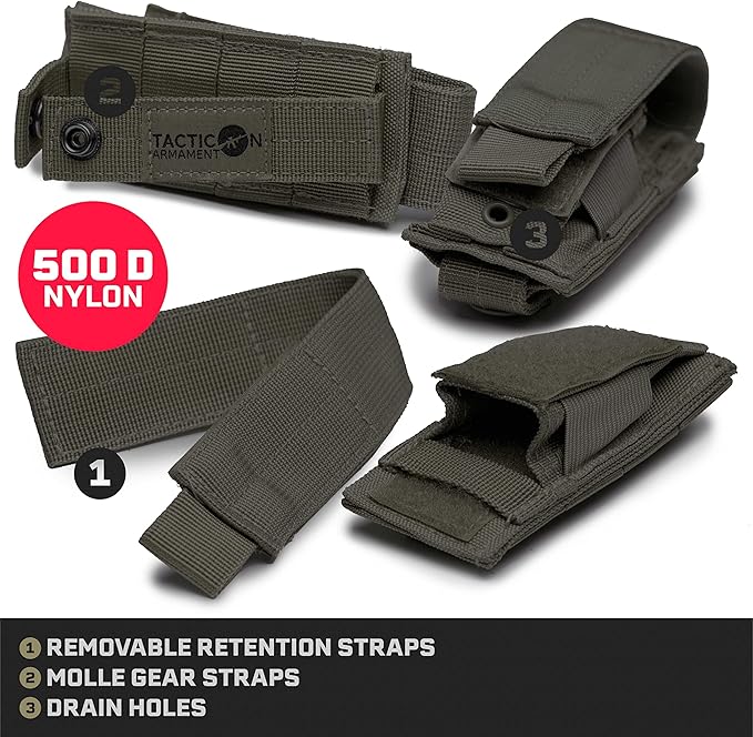 Tacticon P1 P2 P3 BattlePouch | Universal Pistol Mag Pouch | Combat Veteran - Image 2