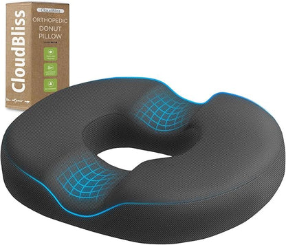 CloudBliss Donut Pillow Seat Cushion by CloudBliss